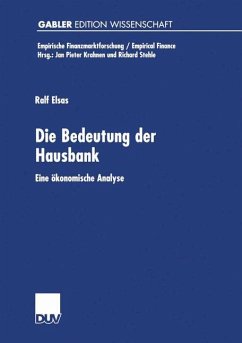 Die Bedeutung der Hausbank - Elsas, Ralf