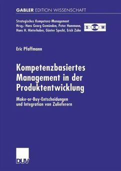 Kompetenzbasiertes Management in der Produktentwicklung - Pfaffmann, Eric