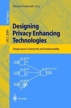 Designing Privacy Enhancing Technologies - Federrath, Hannes (ed.)