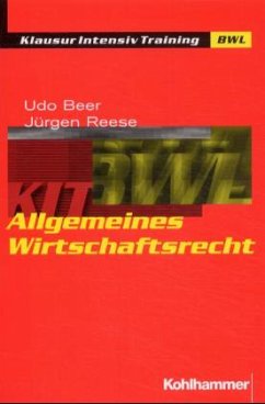 Allgemeines Wirtschaftsrecht - Beer, Udo; Reese, Jürgen
