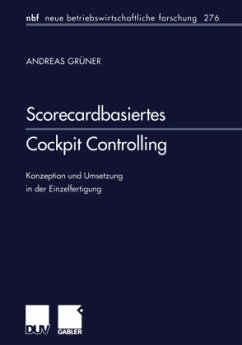 Scorecardbasiertes Cockpit Controlling - Grüner, Andreas
