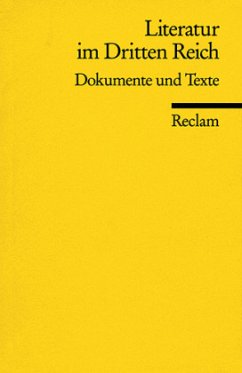 Literatur im Dritten Reich - Graeb-Könneker, Sebastian (Hrsg.)