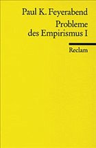 Probleme des Empirismus - Feyerabend, Paul K.