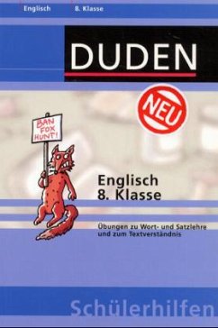 Cover Englisch 8. Klasse / Duden Schülerhilfen