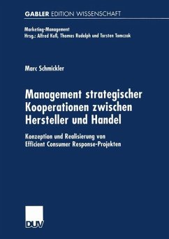 Management strategischer Kooperationen zwischen Hersteller und Handel - Schmickler, Marc