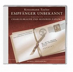 Empfänger unbekannt, 1 Audio-CD - Taylor, Kressmann