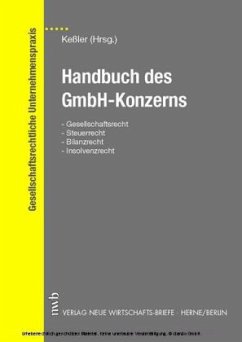 Cover Handbuch des GmbH-Konzerns
