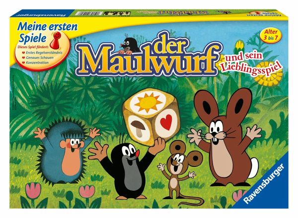Ravensburger 21570 - Der Maulwurf und sein Lieblingsspiel - Spieleklassiker  für … - Bei bücher.de immer portofrei