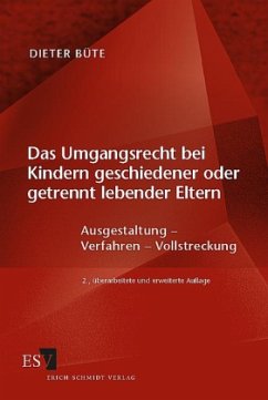 Cover Das Umgangsrecht bei Kindern geschiedener oder getrennt lebender Eltern