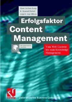 Erfolgsfaktor Content Management - Koop, Hans J.; Jäckel, Konrad K.; Offern, Anja L. van