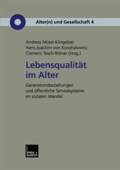 Lebensqualität im Alter - Motel-Klingebiel, Andreas / Kondratowitz, Hans-Joachim von / Tesch-Römer, Clemens (Hgg.)