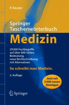 Springer Taschenwörterbuch Medizin - Reuter, Peter