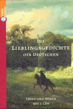 Die Lieblingsgedichte der Deutschen, m. 2 Audio-CDs - Hagestedt, Lutz (Hrsg.)