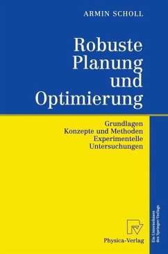 Robuste Planung und Optimierung - Scholl, Armin