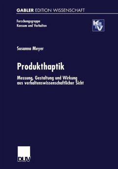 Produkthaptik - Meyer, Susanna