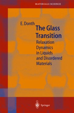 The Glass Transition - Donth, Ernst-Joachim