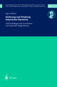 Cover Sicherung und Erhaltung historischer Bauwerke