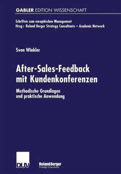 After-Sales-Feedback mit Kundenkonferenzen - Winkler, Sven