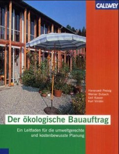Cover Der ökologische Bauauftrag