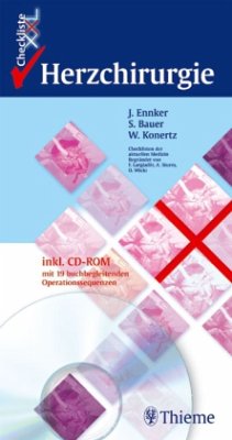 Checkliste XXL Herzchirurgie, m. CD-ROM - Ennker, Jürgen; Bauer, Stefan; Konertz, Wolfgang