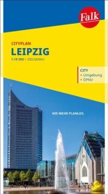 Leipzig, Cityplan/Falk Pläne