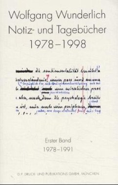 Notiz- und Tagebücher 1978-1998. Bd.1
