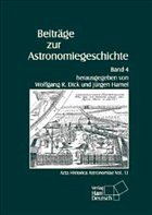 Cover Beiträge zur Astronomiegeschichte