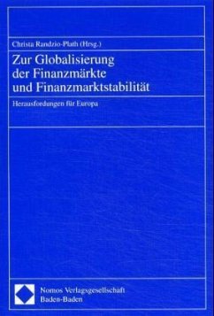 Cover Zur Globalisierung der Finanzmärkte und Finanzmarktstabilität