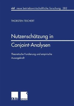 Nutzenschätzung in Conjoint-Analysen - Teichert, Thorsten