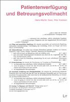 Cover Patientenverfügung und Betreuungsvollmacht