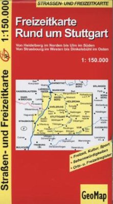 GeoMap Karte Freizeitkarte Rund um Stuttgart