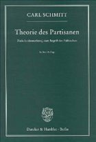 Cover Theorie des Partisanen.