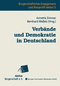 Verbände und Demokratie in Deutschland - Zimmer, Annette / Weßels, Bernhard (Hgg.)