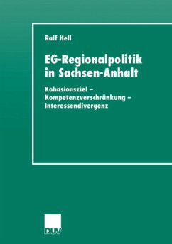 EG-Regionalpolitik in Sachsen-Anhalt - Hell, Ralf