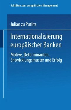 Internationalisierung europäischer Banken - Putlitz, Julian zu