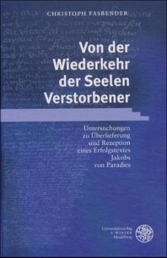 Von der Wiederkehr der Seelen Verstorbener - Fasbender, Christoph