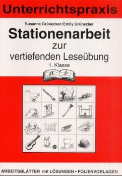 Cover Stationenarbeit zur vertiefenden Leseübung
