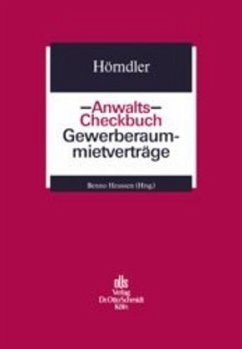 Cover Anwalts-Checkbuch Gewerberaummietverträge