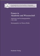 Frauen in Akademie und Wissenschaft - Wobbe, Theresa (Hrsg.)