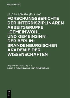 Gemeinwohl und Gemeinsinn - Münkler, Herfried / Fischer, Karsten (Hgg.)