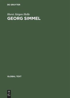 Georg Simmel - Helle, Horst J.