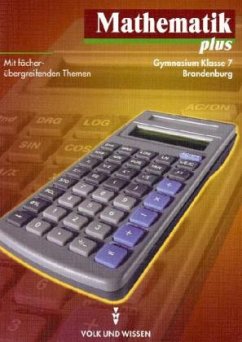 Cover Klasse 7, Lehrbuch / Mathematik plus, Ausgabe Gymnasium Brandenburg