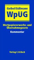 Cover Wertpapiererwerbs- und Übernahmegesetz (WpÜG). Kommentar