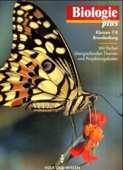 Cover Lehrbuch, Klassen 7/8 / Biologie plus, Ausgabe Brandenburg