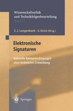 Elektronische Signaturen - Langenbach, Christian J. / Ulrich, Otto (Hgg.)