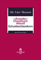Cover Anwalts-Checkbuch Aktuell Schuldrechtsreform