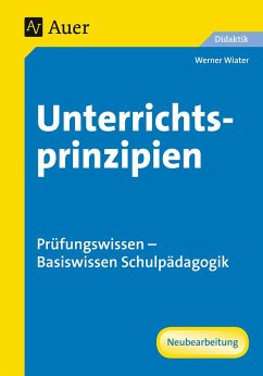 Unterrichtsprinzipien - Wiater, Werner