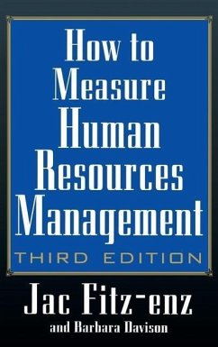 How to Measure Human Resource Management - Fitz-Enz, Jac; Davison, Barbara