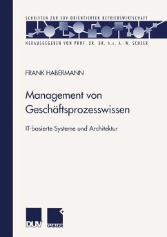 Management von Geschäftsprozesswissen - Habermann, Frank