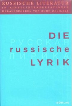 Die russische Lyrik / Russische Literatur in Einzelinterpretationen Bd.1 - Herlth, Jens